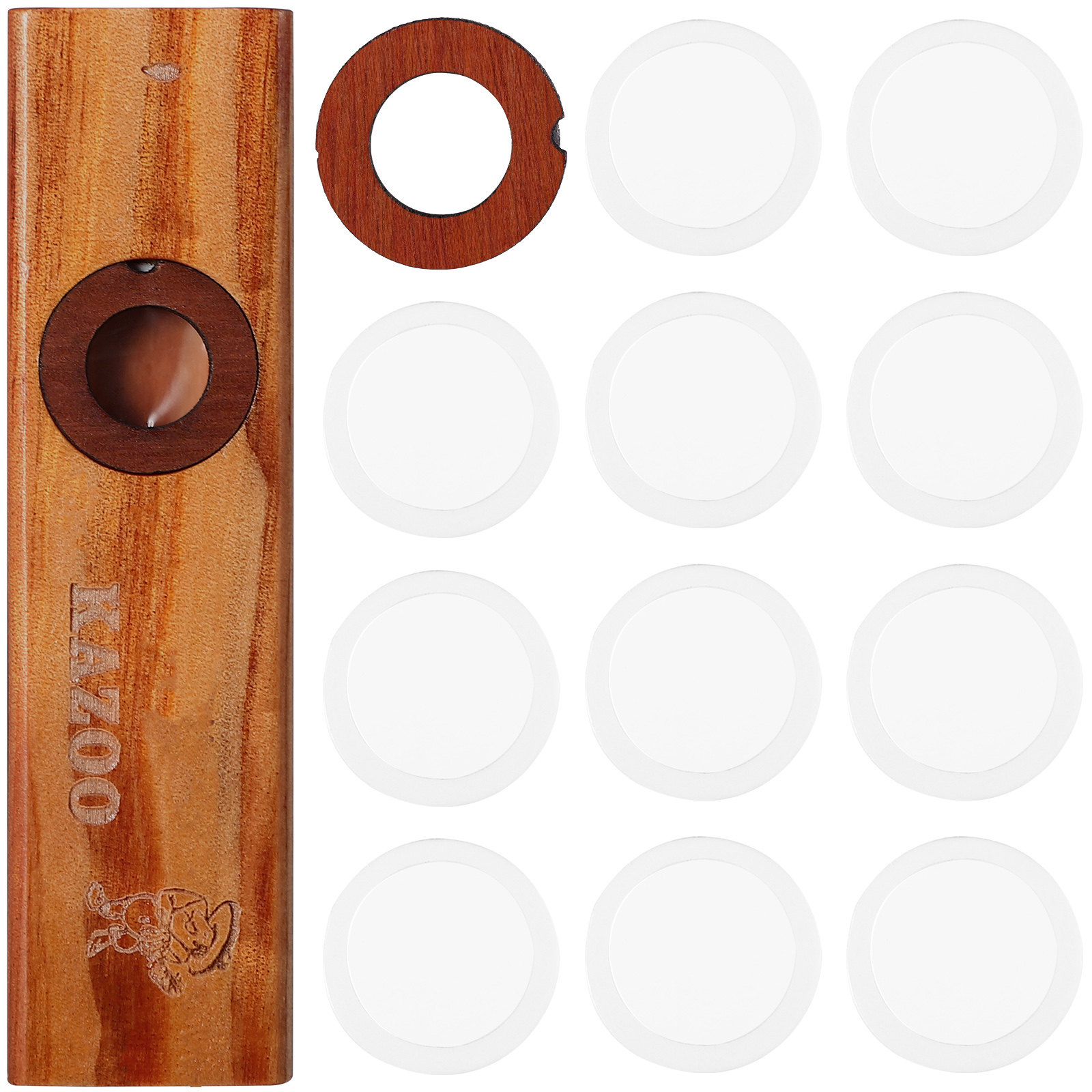 Musical Instrument Easy To Learn For Adults - 1Set Solid Wood Kazoo Easy to