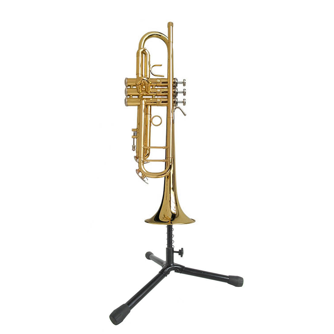 Musical Instrument Cornet - Foldable Trumpet Stand Compact Brass Instrument