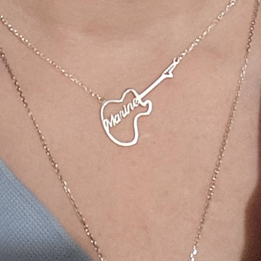 Personalized Guitar Symbol Nam - Musical Instrument And Names 评论和价格