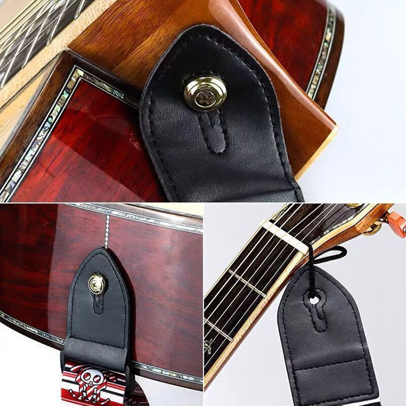 Embroidered Print Guitar Strap - Musical Instrument Sounds 评论和价格