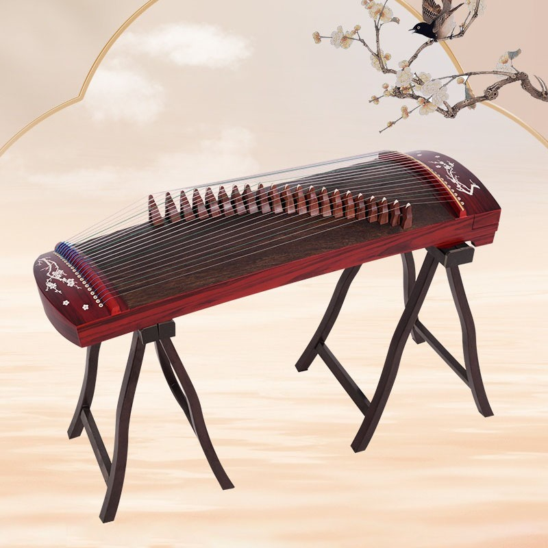 Handmade Chinese Guqin Portabl - Musical Instrument Guzheng 评论和价格