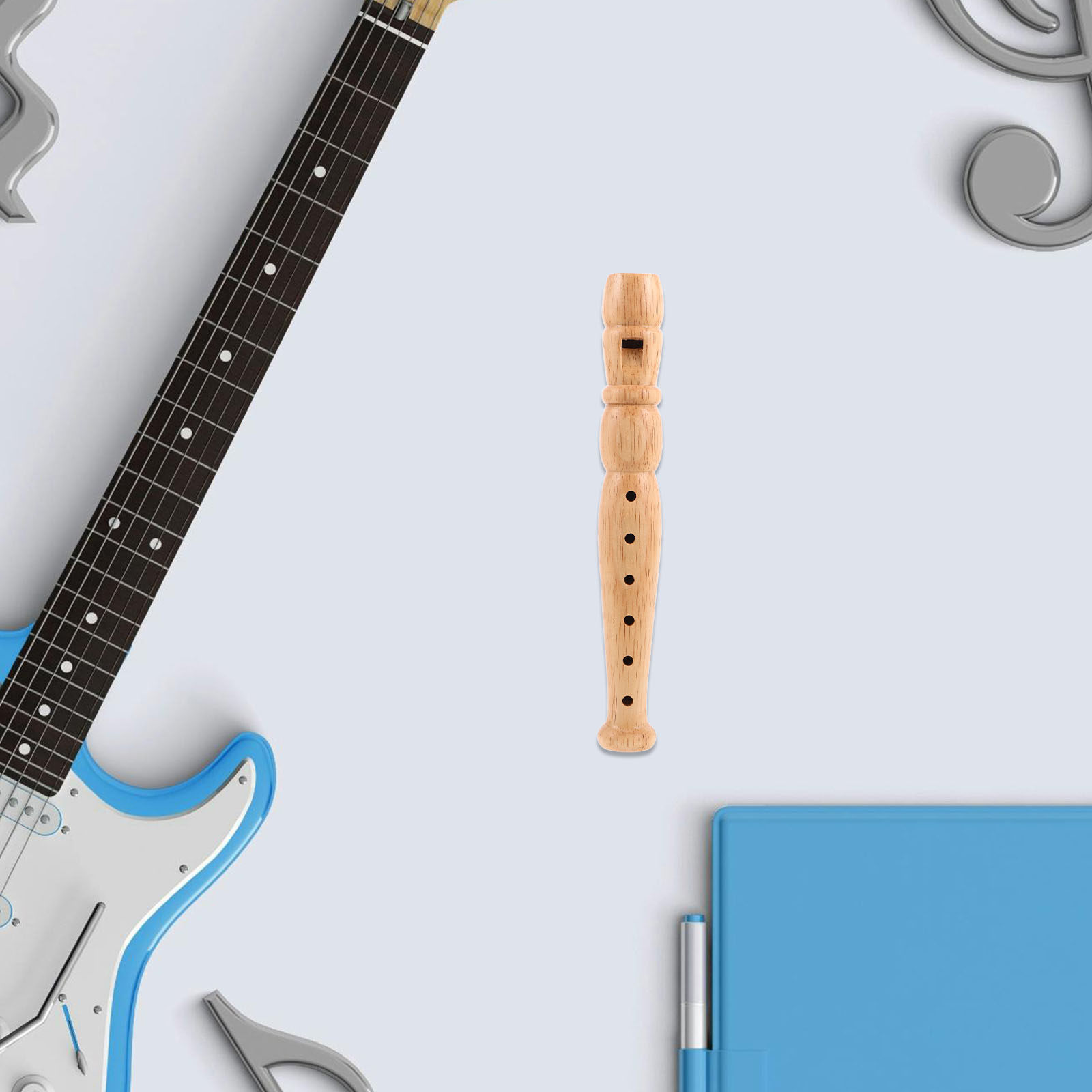 Wooden 6-Hole Recorder Beginne - Musical Instrument Piccolo 评论和价格
