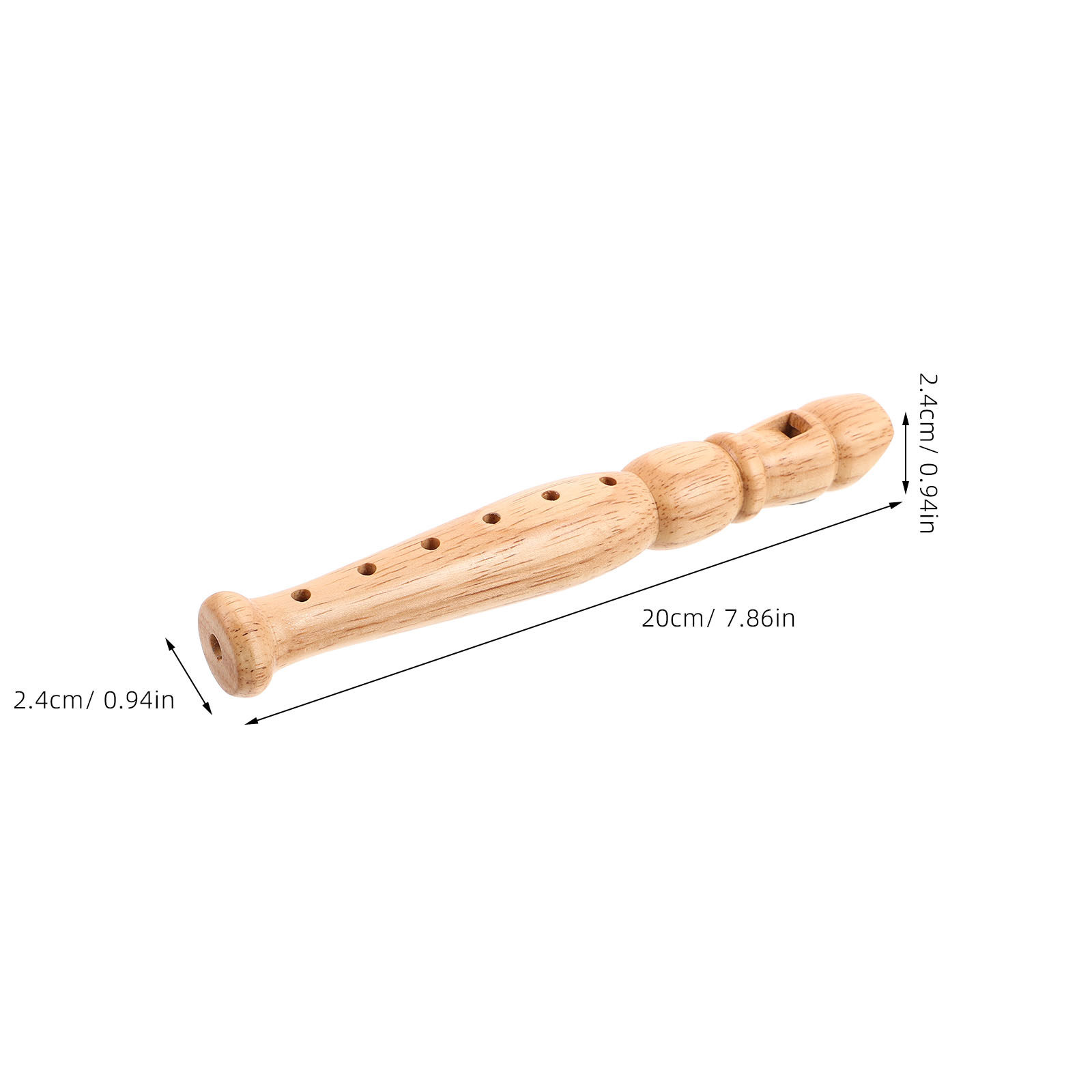 Wooden 6-Hole Recorder Beginne - Musical Instrument Piccolo 评论和价格