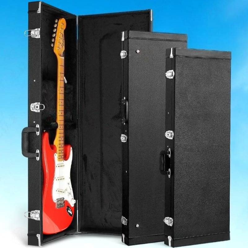 Leather Wooden Electric Guitar - Musical Instrument Box 评论和价格