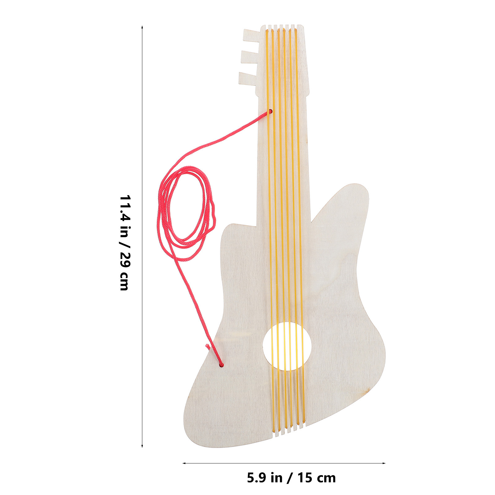 4Sets Wooden Guitar for Kids K - Musical Instrument Diy For Kids 评论和价格