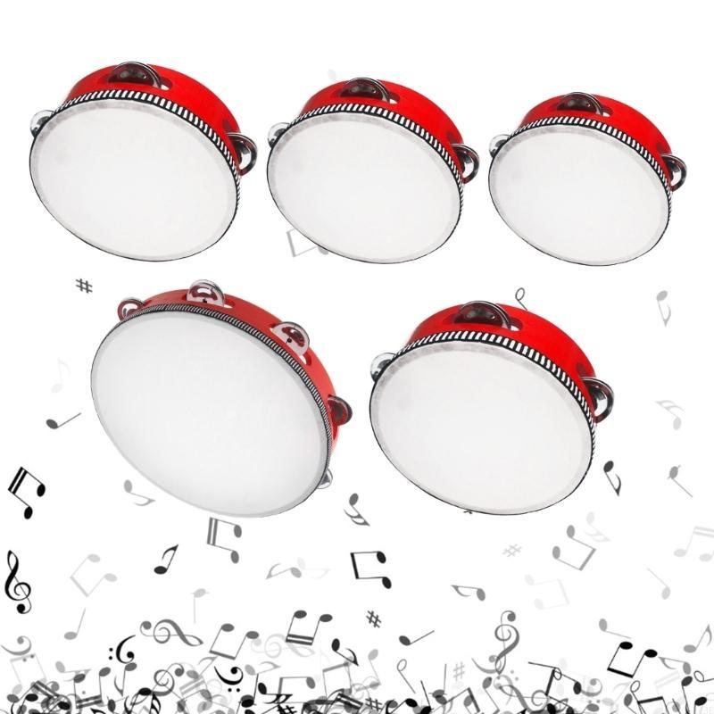 Tambourine for Adults Hand Hel - Musical Instrument Tambourine 评论和价格