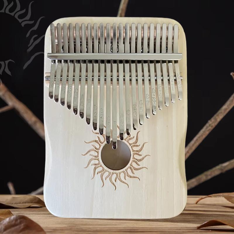 17 Key Kalimba Solid Wood Port - Musical Instrument Easy To Learn For Adults 评论和价格