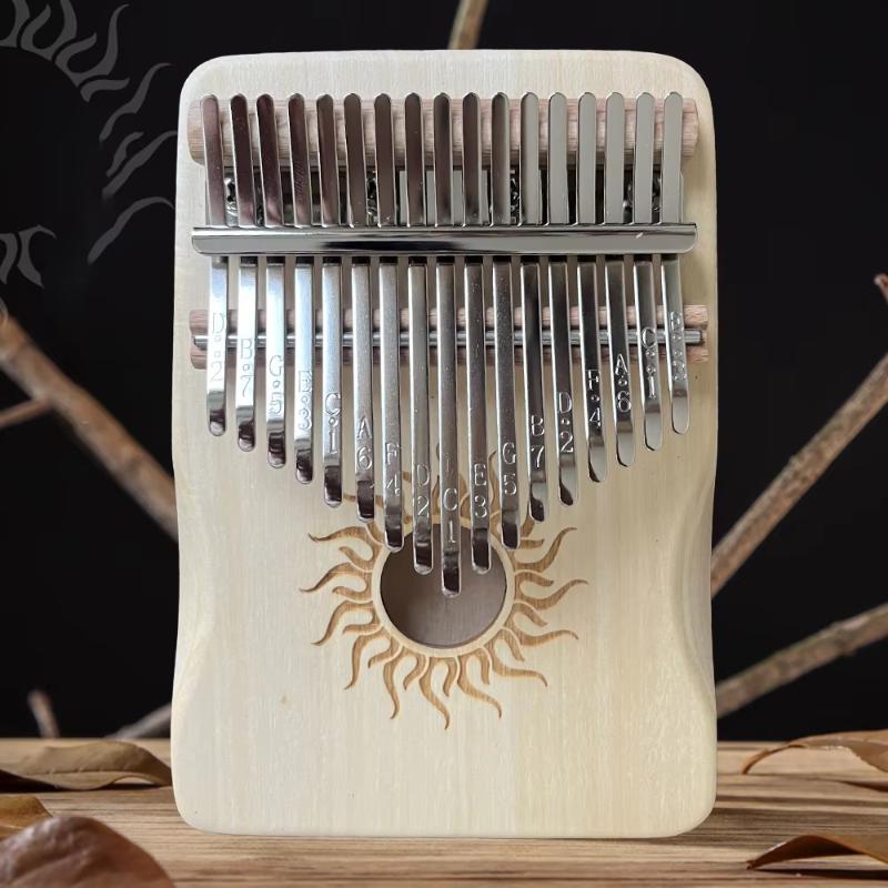 17 Key Kalimba Solid Wood Port - Musical Instrument Easy To Learn For Adults 评论和价格