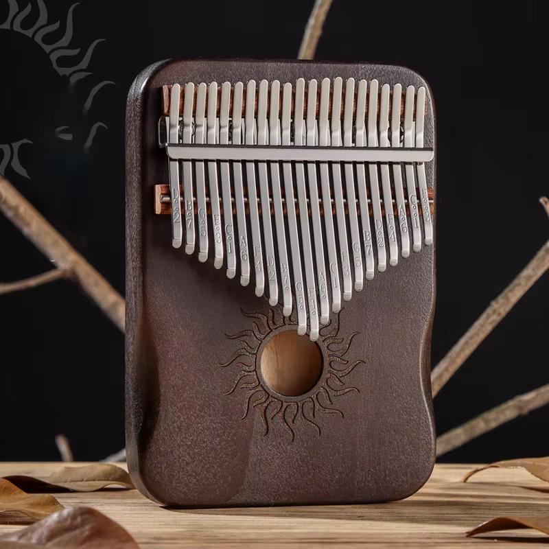 17 Key Kalimba Solid Wood Port - Musical Instrument Easy To Learn For Adults 评论和价格