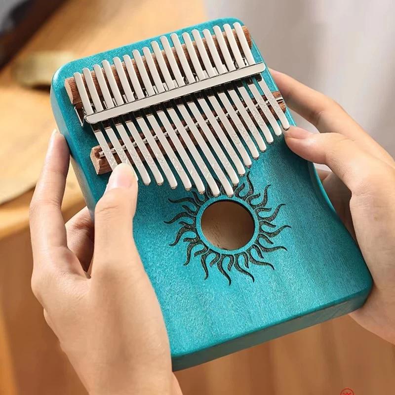 17 Key Kalimba Solid Wood Port - Musical Instrument Easy To Learn For Adults 评论和价格