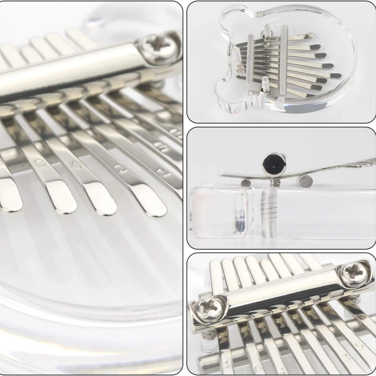 Miwayer 8 Keys Mini Kalimba Ra - Musical Instrument Sounds 评论和价格