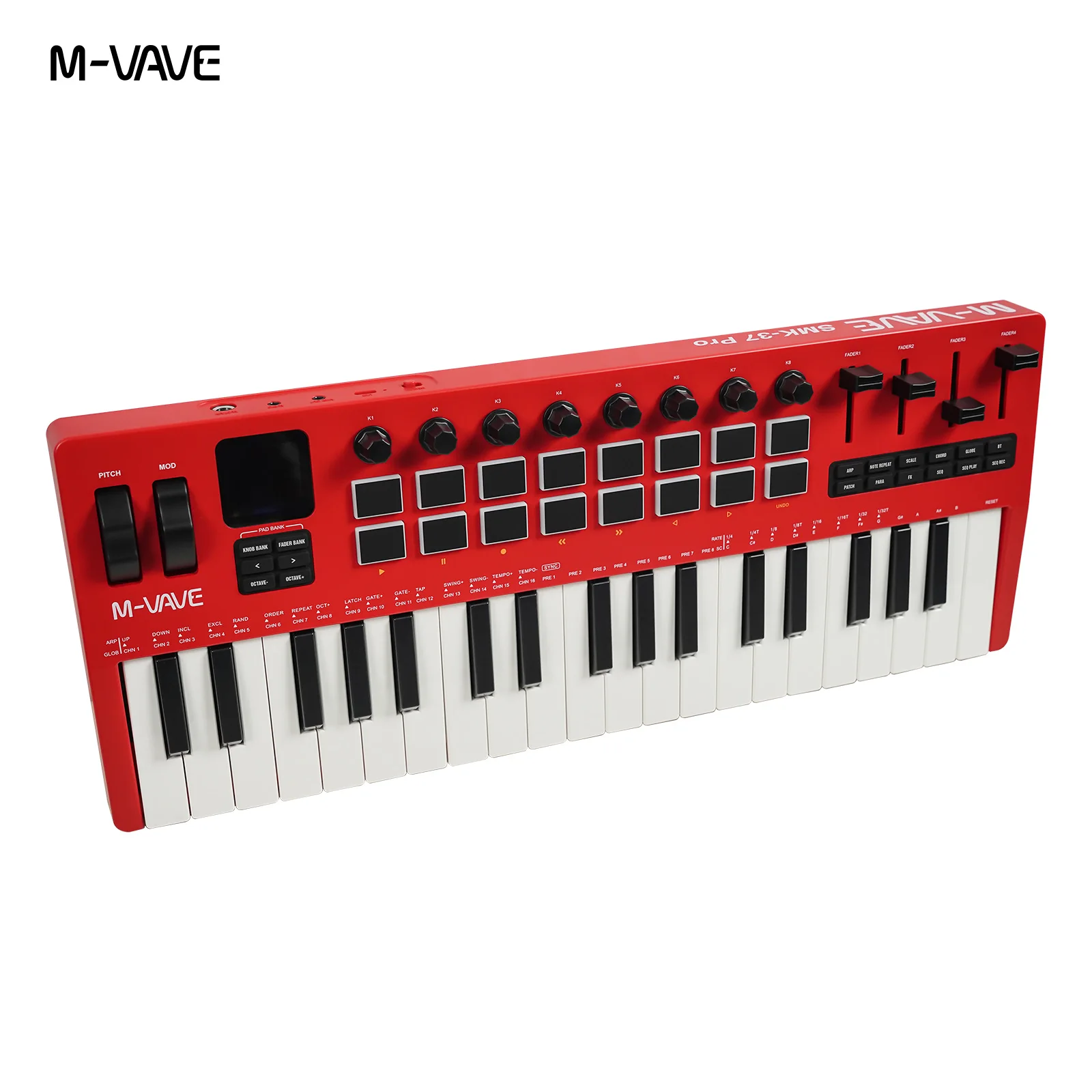M-VAVE SMK-37 Pro 37-Key Red M - Musical Instruments Names 评论和价格