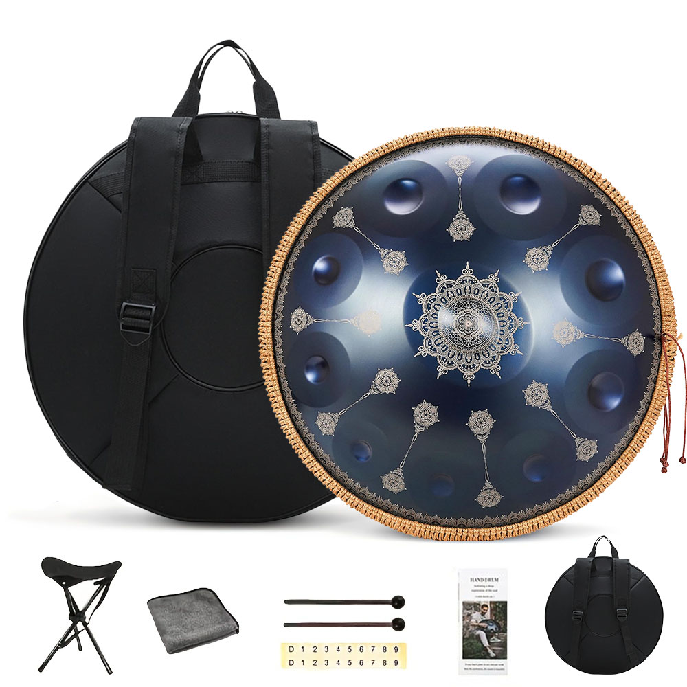 10 Notes Handpan Drum 22 Inch  - Musical Instrument Sounds 评论和价格