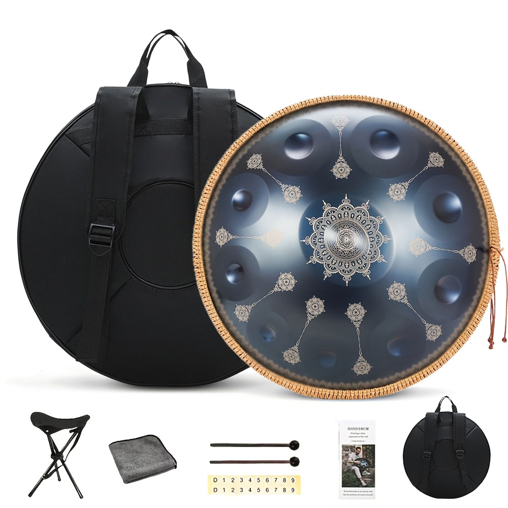 10 Notes Handpan Drum 22 Inch  - Musical Instrument Sounds 评论和价格