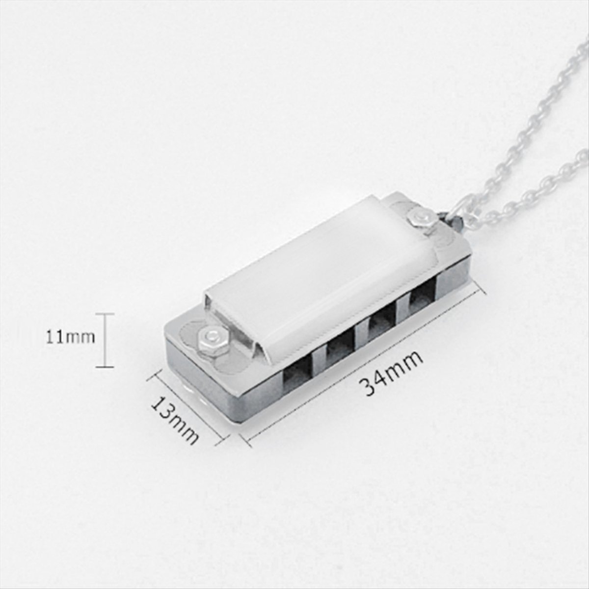 ABXY Mini Harmonica Necklace 4 - Musical Instrument Harp 评论和价格