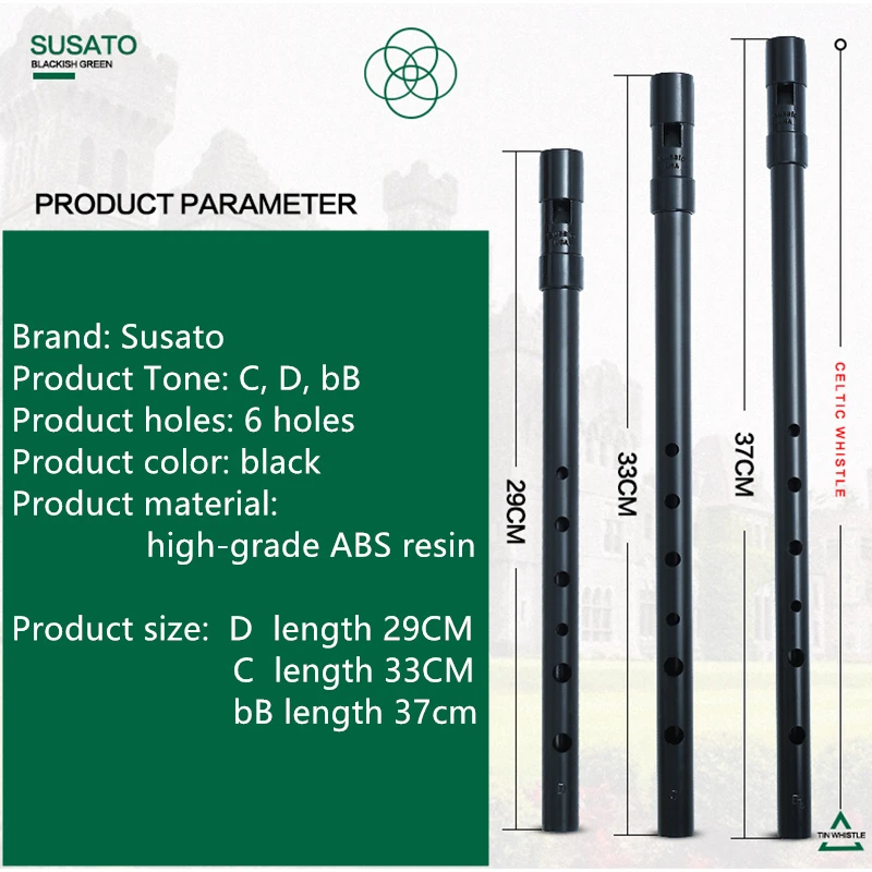 Susato 1 Pcs Small Bore 6 Hole - Musical Instrument Piccolo 评论和价格