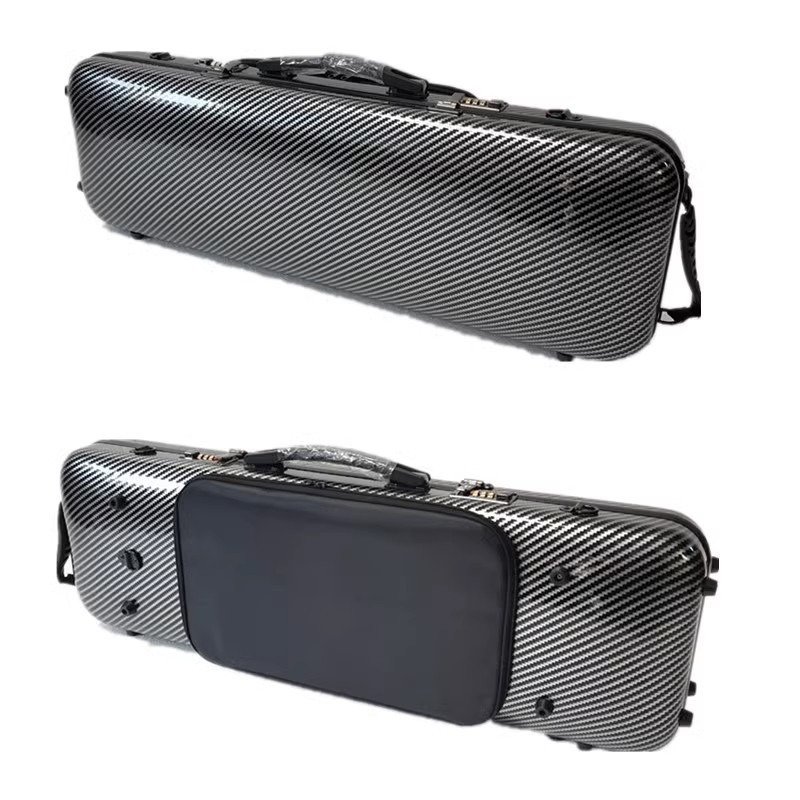 4/4 Carbonfiber Violin Square  - Musical Instrument Box 评论和价格