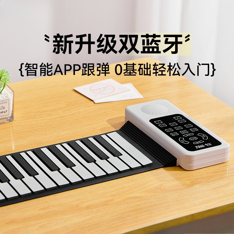 Roll Up Piano, 61-Key Portable - Musical Instrument Easy To Learn For Adults 评论和价格