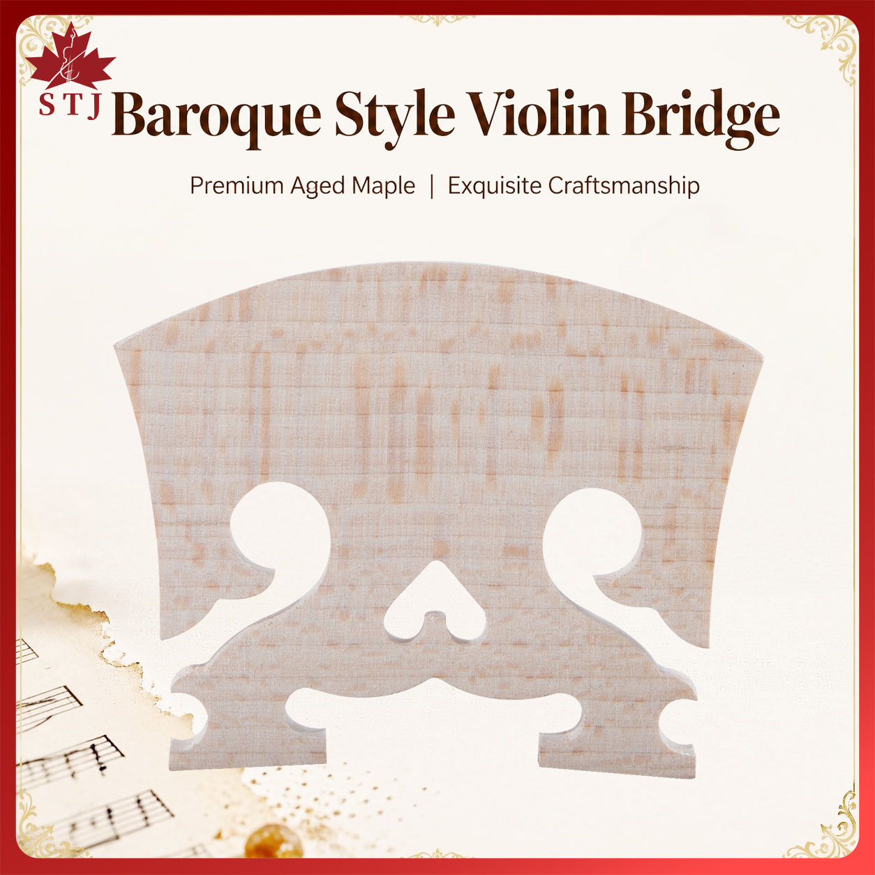 4pcs Violin Bridge 4/4 Violin  - Musical Instrument Cello 评论和价格