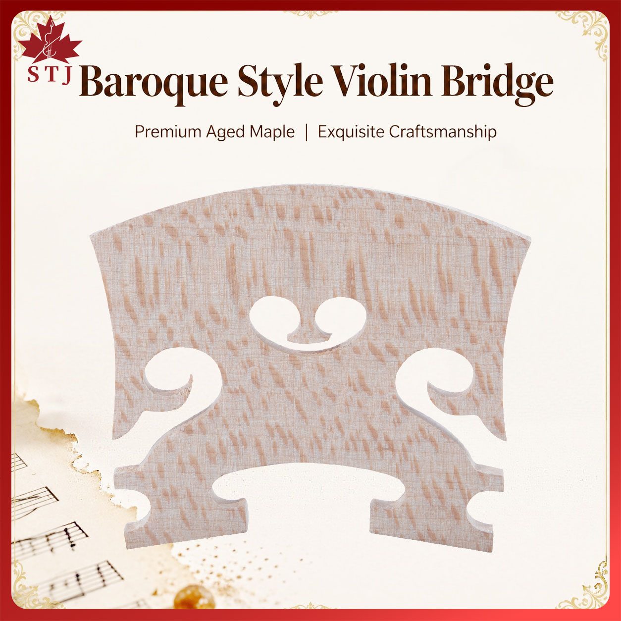 4pcs Violin Bridge 4/4 Violin  - Musical Instrument Cello 评论和价格