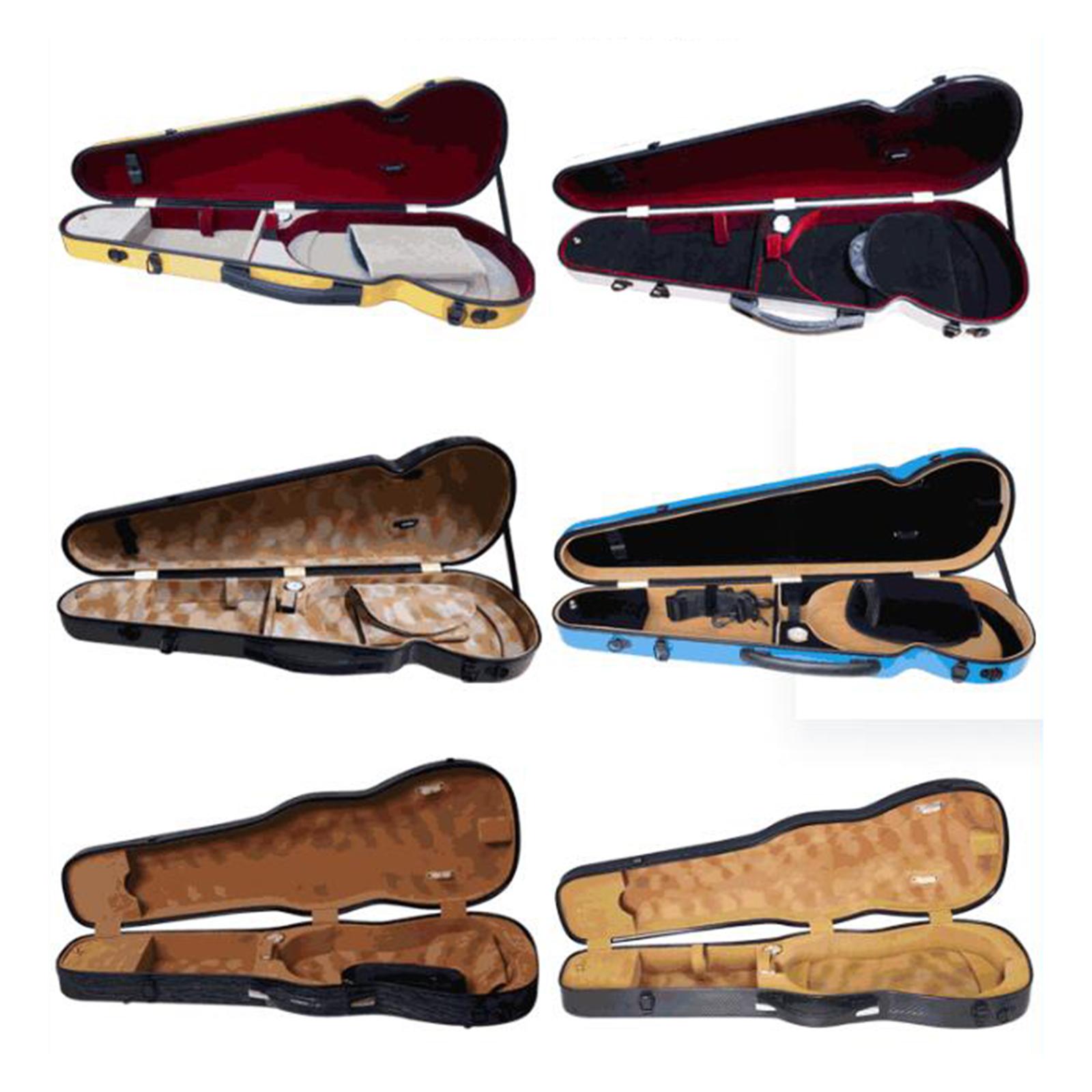 Carbon Fiber Violin Case 4/4 L - Musical Instrument Box 评论和价格