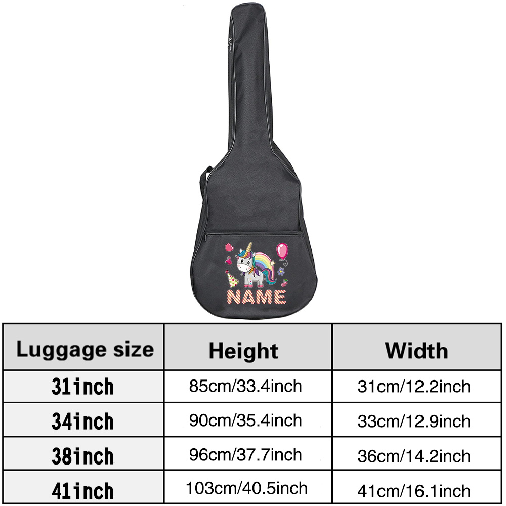 Customized Name Guitar Bag 36- - Musical Instrument And Names 评论和价格