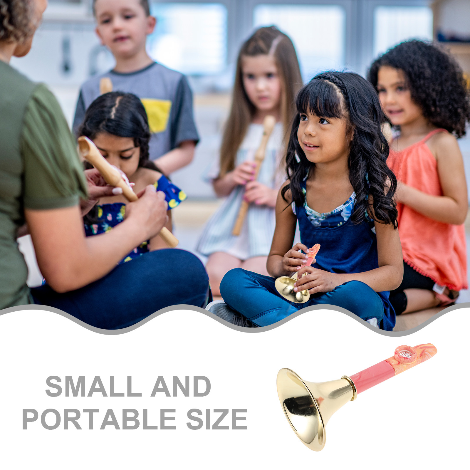 Mini Metal Kazoo Trumpet Easy  - Musical Instrument Easy To Learn For Adults 评论和价格