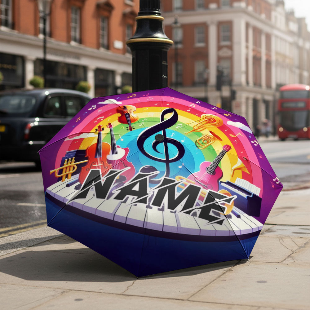 Custom Name umbrella, Music Th - Musical Instrument And Names 评论和价格