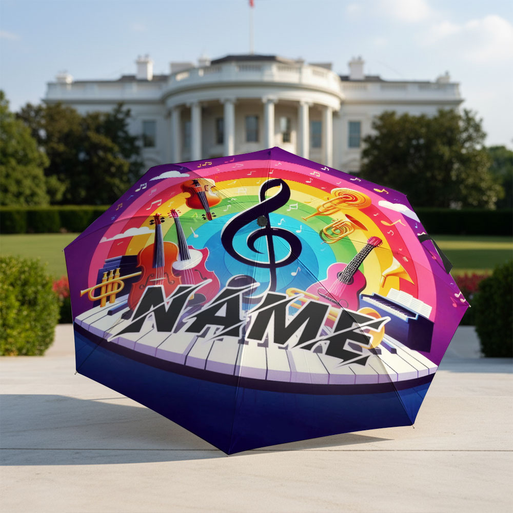 Custom Name umbrella, Music Th - Musical Instrument And Names 评论和价格