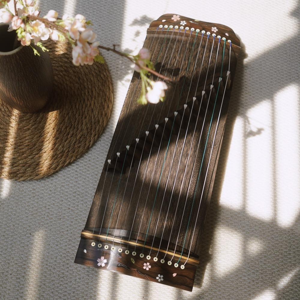 Professional Wooden 60cm Guzhe - Musical Instrument Guzheng 评论和价格