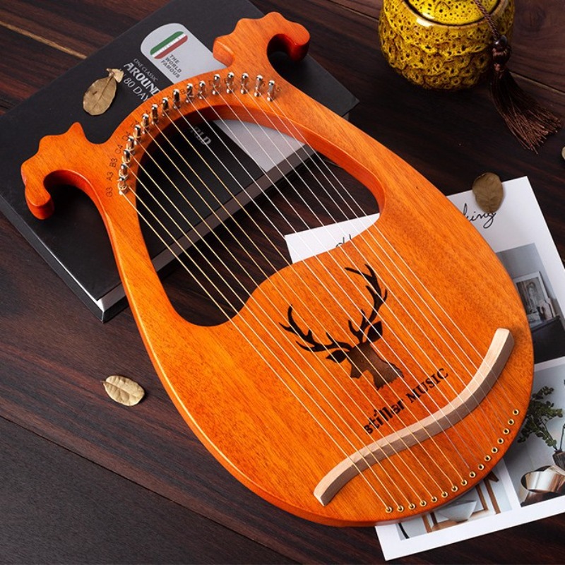 Antlers 16-tone lyre 16-string - Musical Instrument Harp 评论和价格