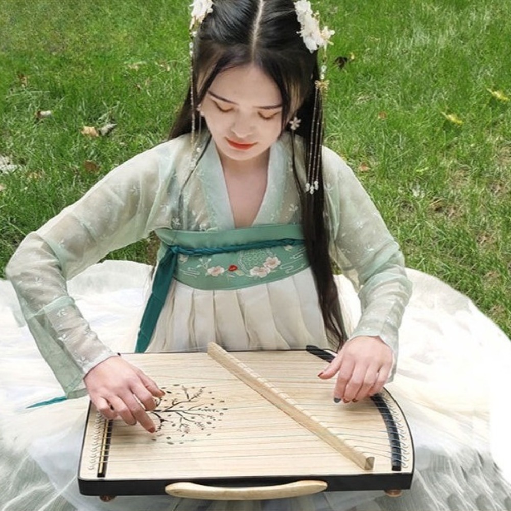 Wooden 21-string Mini Guzheng  - Musical Instrument Guzheng 评论和价格