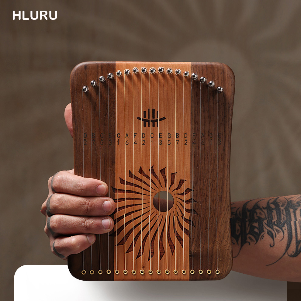 HLURU 17/31 Strings Lyre Harp  - Musical Instrument Harp 评论和价格