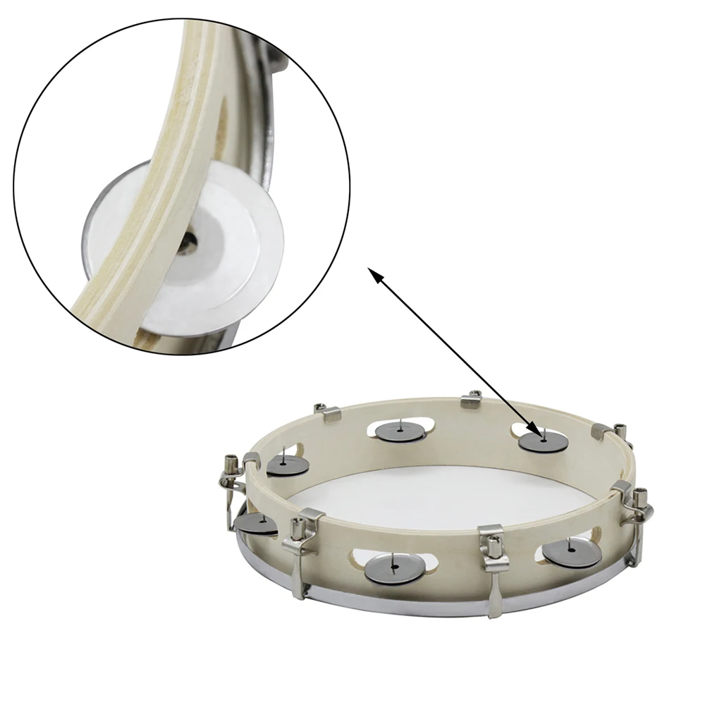 SLADE 10 Inches Tambourine Adj - Musical Instrument Tambourine 评论和价格