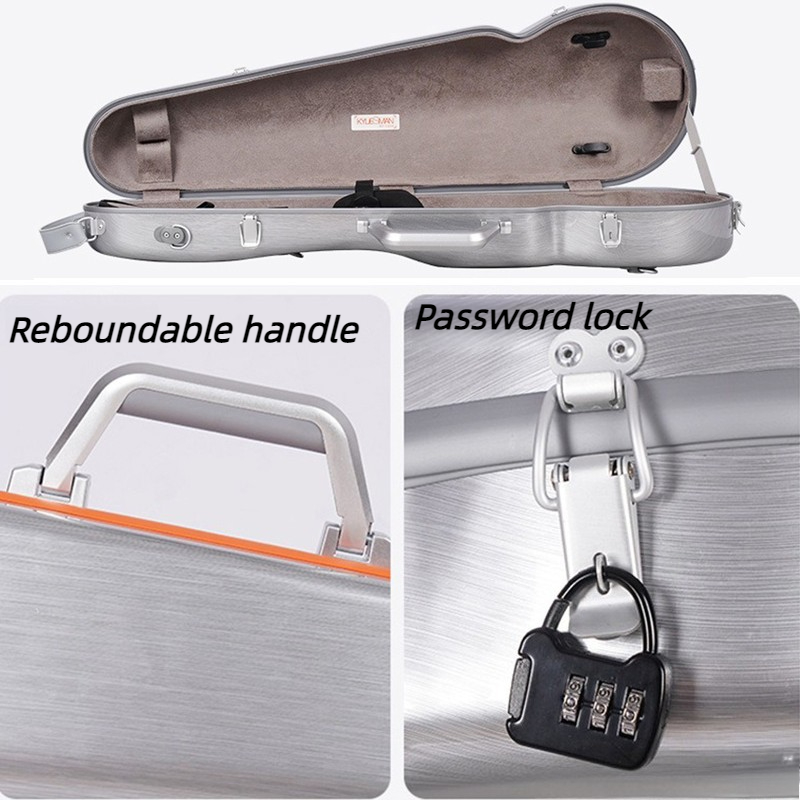 3/4 4/4 Violin Case Waterproof - Musical Instrument Box 评论和价格